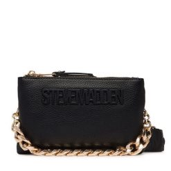 Torebka Steve Madden. Czarne listonoszki damskie Steve Madden, bez wzorów, bez dodatków. Za 429.99 zł.