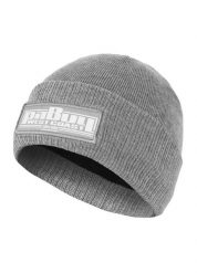 Czapka męska Pitbull zimowa Bubble One Tone Old Logo. Szare czapki męskie PITBULL, na zimę, z aplikacjami, z dzianiny. Za 59.00 zł.