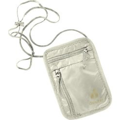 Portfel deuter Security Wallet I. Białe portfele męskie Deuter, bez wzorów, z materiału. Za 59.99 zł.