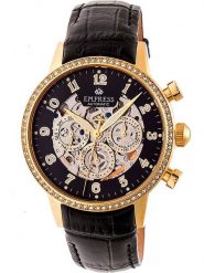 Empress Zegarek automatyczny "Beatrice" w kolorze złoto-czarnym rozmiar: onesize. Czarne, analogowe zegarki damskie Empress, ze stali. Za 587.99 zł.