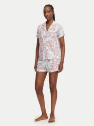 LAUREN RALPH LAUREN Piżama LAUREN RALPH LAUREN-ILN12506 Niebieski jasny Regular Fit. Niebieskie piżamy damskie Lauren Ralph Lauren, s, bez wzorów, z wiskozy, bez ramiączek. Za 449.99 zł.