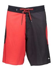 Quiksilver Szorty kąpielowe w kolorze czerwono-czarnym rozmiar: W30. Czarne szorty sportowe męskie Quiksilver, outdoorowe. Za 171.28 zł.