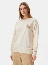 Roxy Bluza ERJFT04963 Beżowy Regular Fit. Brązowe bluzy bez kaptura damskie Roxy, xs, z bawełny. Za 149.99 zł.
