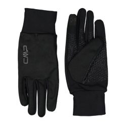 Rękawiczki trekkingowe męskie CMP. Czarne rękawiczki męskie Campagnolo, bez wzorów. Za 192.00 zł.
