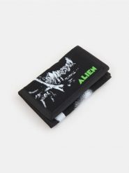 Portfel Alien - czarny. Czarne portfele męskie Sinsay, bez wzorów. Za 25.99 zł.