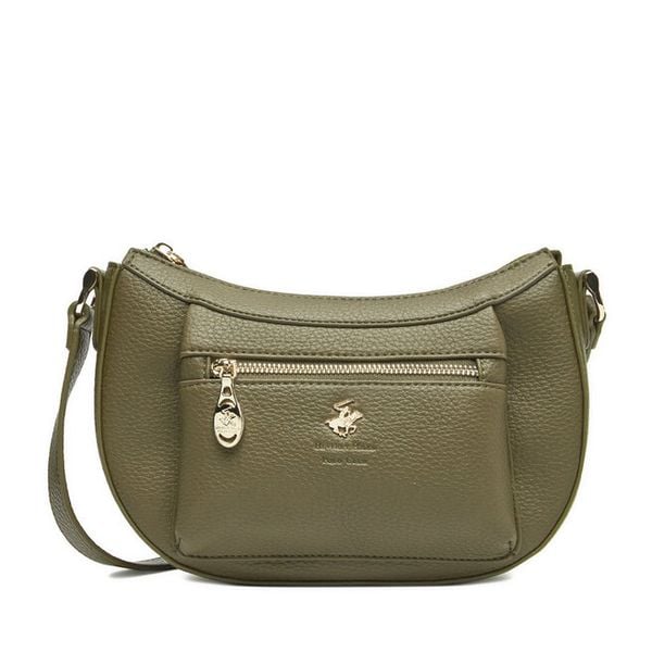 Torebka Beverly Hills Polo Club. Zielone listonoszki damskie Beverly Hills Polo Club, bez wzorów, bez dodatków. Za 159.99 zł.