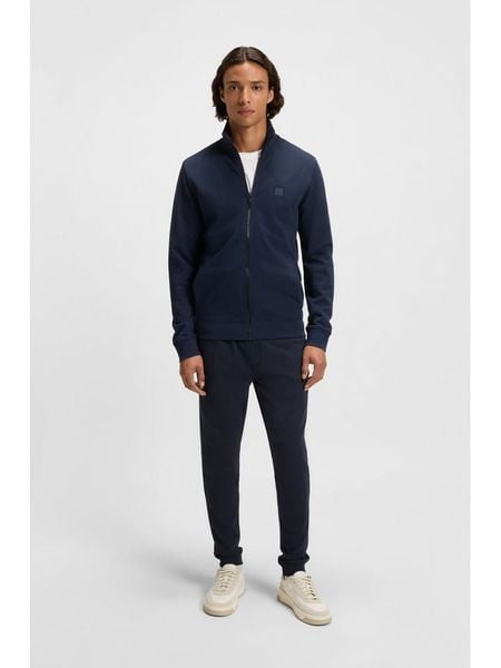 Hugo Boss Fashion Spodnie dresowe w kolorze granatowym rozmiar: S. Niebieskie spodnie dresowe męskie Hugo Boss Fashion, bez wzorów, z bawełny. Za 237.17 zł.