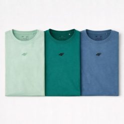 T-SHIRT MĘSKI 4F KOMPLET 3 SZTUKI KOLEKCJA LIMITOWANA 4XL M3947 SS26. T-shirty męskie 4f, m, bez wzorów, z bawełny, bez kołnierzyka. Za 164.98 zł.