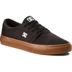 Tenisówki DC - Trase Tx ADYS300126 Black/Gum (Bgm). Czarne trampki i tenisówki męskie DC, bez wzorów, z gumy, bez zapięcia. W wyprzedaży za 169.00 zł.
