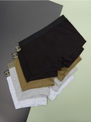 Bokserki Classic 5 pack - zielony. Zielone bokserki męskie Sinsay, bez wzorów, z bawełny. Za 49.99 zł.