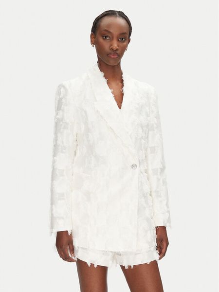 Bruuns Bazaar Marynarka Fuksa BBW4564 Biały Regular Fit. Białe marynarki i żakiety damskie Bruuns Bazaar, bez wzorów, z wiskozy. Za 609.99 zł.