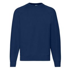 Męska Klasyczna Bluza Raglanowa. Niebieskie bluzy bez kaptura męskie Fruit of the Loom, m. Za 64.99 zł.