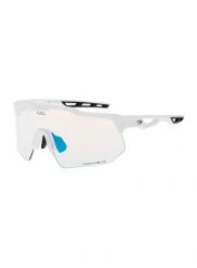 Okulary rowerowe fotochromowe GOG Loki - matt white/black. Białe okulary przeciwsłoneczne męskie GOG, ze lnu. Za 414.69 zł.