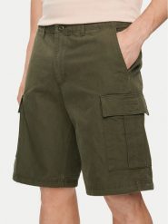 Jack & Jones Szorty materiałowe Jpstcole 12248685 Khaki Regular Fit. Brązowe szorty męskie Jack & Jones, bez wzorów, z bawełny. Za 146.37 zł.