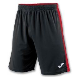 Spodenki do piłki nożnej dla chłopców Joma Tokio II. Czarne szorty męskie Joma, z meshu, bez kołnierzyka. Za 57.99 zł.