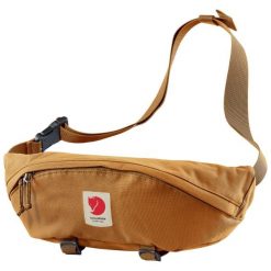Torebka biodrowa Fjallraven Ulvo Hip Pack Large - red gold. Brązowe torebki klasyczne damskie Fjällräven, bez wzorów, z nylonu, bez dodatków. Za 279.99 zł.