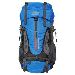 Plecak Mountains 60 L na bardziej wymagające wędrówki w kolorze niebieskim. Niebieskie plecaki damskie KUBISPORT, bez wzorów, sportowe. Za 241.00 zł.