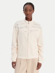 Liu Jo Sport Bluza TA6095 FS002 Beżowy Regular Fit. Brązowe bluzy bez kaptura damskie Liu Jo Sport, m, bez wzorów, z syntetyku, bez ramiączek, bez kaptura. Za 729.99 zł.