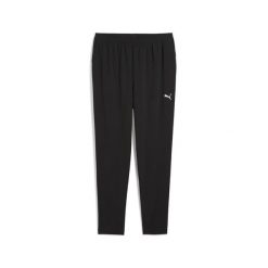 Męskie spodnie RUN VELOCITY o zwężanym kroju PUMA Black. Czarne spodnie materiałowe męskie Puma, bez wzorów, sportowe. Za 340.99 zł.