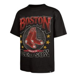 T-shirt MLB Boston Red Sox Sigma Foundation. Szare t-shirty damskie 47 Brand, m, bez wzorów, z materiału, bez kołnierzyka. Za 166.50 zł.