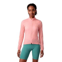 Damska ultralekka wiatroszczelna kurtka rowerowa Siroko J4-W Windbreak Coral. Brązowe kurtki damskie SIROKO, s, bez wzorów, z materiału, bez kaptura. Za 423.00 zł.
