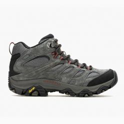 Mężczyźni Turystyka Buty Merrell Moab 3 Mid Szary. Szare buty trekkingowe męskie MERRELL, z gore-texu, bez zapięcia, trekkingowe, gore-tex. Za 768.00 zł.