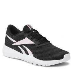 Buty na siłownię Reebok. Czarne buty sportowe na co dzień damskie Reebok, bez wzorów, na fitness i siłownię. Za 179.99 zł.