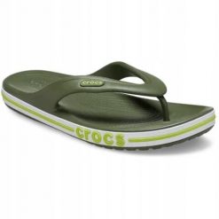 Japonki Dla Dorosłych Crocs Bayaband Flip. Białe klapki i japonki męskie Crocs, z materiału. Za 119.99 zł.