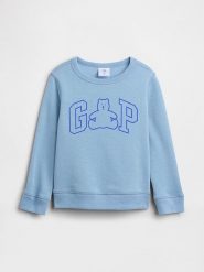 GAP Bluza w kolorze błękitnym rozmiar: 110. Niebieskie bluzy i bluzki niemowlęce GAP, bez wzorów, bez ramiączek, bez kaptura. Za 52.17 zł.