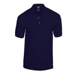 Koszulka Polo Dla Dorosłych Unisex Dryblend Jersey. Niebieskie koszulki polo męskie Gildan, xl, bez wzorów, z jersey, bez ramiączek. Za 52.99 zł.