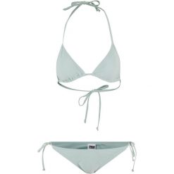 Damski 2-częściowy trójkątny kostium kąpielowy z recyklingu Urban Classics. Niebieskie bikini damskie Urban Classics, bez wzorów. Za 127.20 zł.