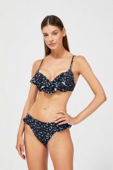 Dół od bikini z falbanką. Bikini damskie MOODO, bez wzorów. W wyprzedaży za 7.99 zł.