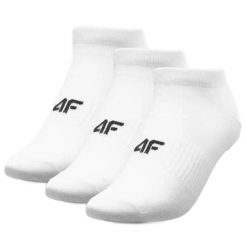 Skarpetki Unisex 4F. Białe skarpetki męskie 4f, bez wzorów. Za 68.99 zł.