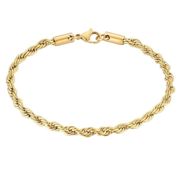 True Rebels Bransoletka ze Stali Nierdzewnej w zlotym Bransoletki 1 ct Męskie. Żółte biżuteria dla mężczyzn True Rebels, pozłacane. Za 129.99 zł.