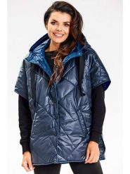 Awama Kamizelka w kolorze granatowym rozmiar: S/M. Niebieskie kamizelki damskie Awama, m. Za 222.99 zł.