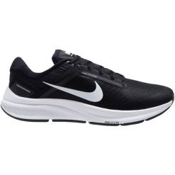 Buty do biegania męskie Nike Air Zoom Structure 24. Czarne obuwie do biegania damskie Nike. Za 499.99 zł.