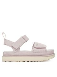 Ugg Sandały W Goldenstar 1136783 Fioletowy. Fioletowe sandały damskie Ugg, bez wzorów, ze skóry, bez obcasa, na płaskiej podeszwie. Za 599.99 zł.