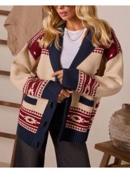 Milan Kiss Kardigan w kolorze beżowym rozmiar: L. Brązowe kardigany damskie Milan Kiss, l, bez wzorów. Za 152.99 zł.