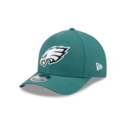 Czapka z daszkiem New Era 9forty Eagles NFL MC OTC. Zielone czapki męskie New Era, bez wzorów, z materiału, eleganckie. Za 178.50 zł.