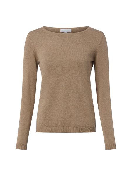 Brookshire dzianinowa koszulka z długim rękawem Kobiety Bawełna brązowy, XXL. Brązowe t-shirty damskie brookshire, xxl, bez wzorów, z bawełny, bez kołnierzyka. Za 79.95 zł.