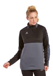 Bluza treningowa Erima Six Wings. Czarne bluzy bez kaptura męskie Erima, xl, z materiału. Za 208.50 zł.