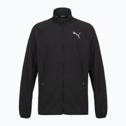 Kurtka do biegania męska PUMA Run Elite Ultraweave Jacket. Czarne kurtki treningowe męskie Puma, m, bez wzorów, z materiału, do biegania. Za 219.99 zł.