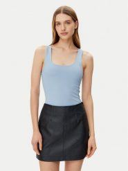 ONLY Top Lea 15278090 Błękitny Regular Fit. Niebieskie topy damskie Only, xs, bez wzorów, z syntetyku, bez kołnierzyka. Za 99.99 zł.