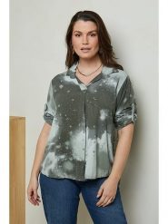 Curvy Lady Bluzka w kolorze khaki rozmiar: 48/50. Brązowe bluzki damskie Curvy Lady, bez wzorów, klasyczne, bez kołnierzyka, bez ramiączek. Za 100.04 zł.