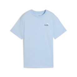 Koszulka dla dziewczynki Puma 2 Small No. 1 Logo. Niebieskie koszulki dziewczęce Puma, uniwersalny, bez wzorów, bez ramiączek. Za 154.50 zł.