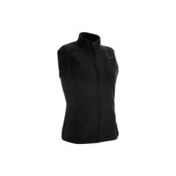 Kamizelka turystyczna polarowa MH120 damska. Czarne kamizelki damskie QUECHUA, xl, z materiału. Za 39.99 zł.