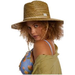 Kapelusz damski Billabong New Comer. Brązowe kapelusze damskie Billabong, na lato, bez wzorów, z materiału. Za 129.99 zł.