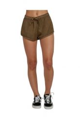 Spodenki sportowe damskie RVCA Camron. Zielone spodenki sportowe damskie RVCA, l, z gumy. Za 88.49 zł.