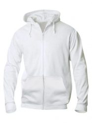 Clique Basic Hoody Full Zip – bluza z kapturem na zamek. Białe bluzy z kapturem męskie CLIQUE, xl, z bawełny. Za 182.80 zł.
