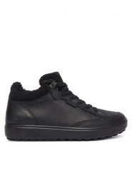 ECCO Trzewiki Soft 7 Tred GORE-TEX 45049301001 Czarny. Czarne botki damskie ECCO, z gore-texu, bez obcasa, na płaskiej podeszwie, bez zapięcia. Za 799.99 zł.